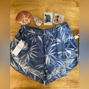 DeWilde Beach Shorts Made in Hawaii Blue Size Small
